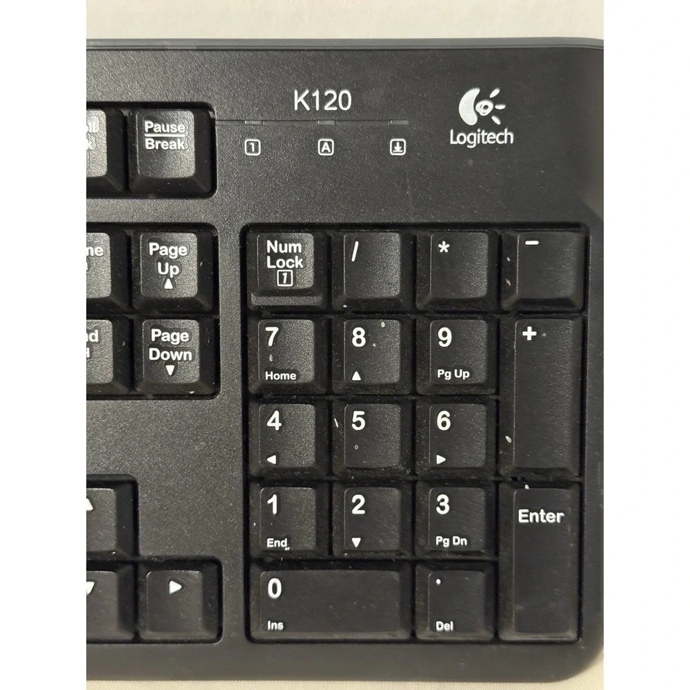 Logitech K120 USB Keyboard for PC -‎ Black